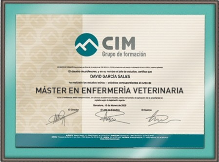 Título Máster en Veterinaria